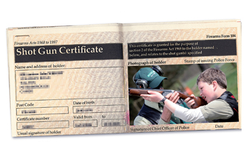 shotgun certificate