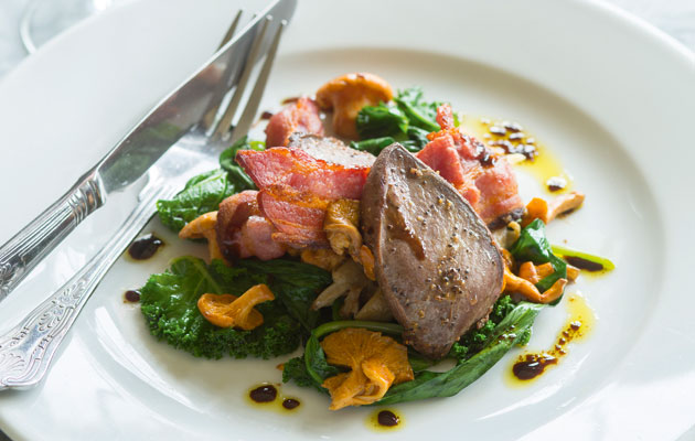 Pigeon and wild mushroom recipe