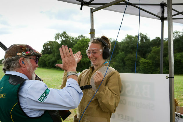 Scout learning to shoot