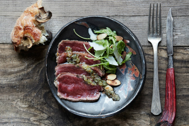 Venison carpaccio