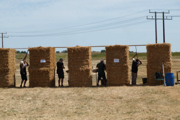 Charity clay pigeon shoot