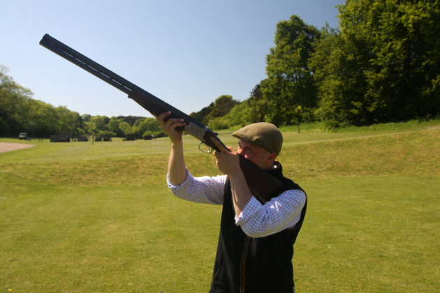 clay pigeon shooting grounds near London