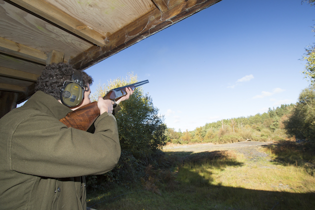 clay pigeon shooting grounds near London