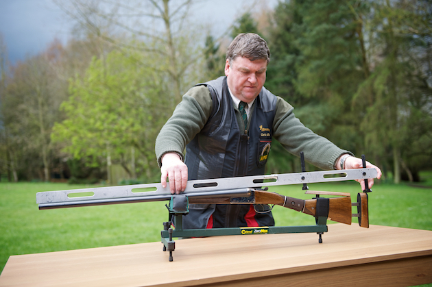 professional gun fitting with a try-gun