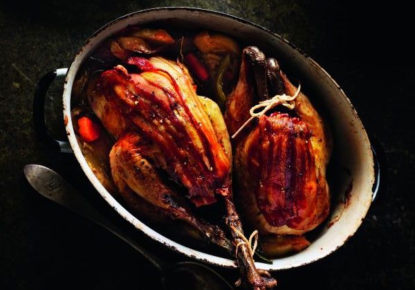 pot roasted pheasant