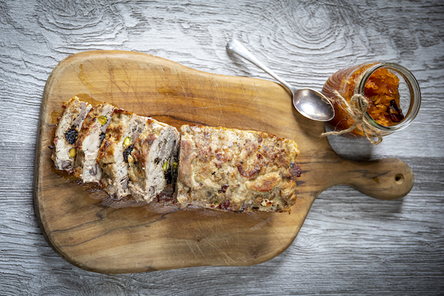 Christmas recipe for game terrine