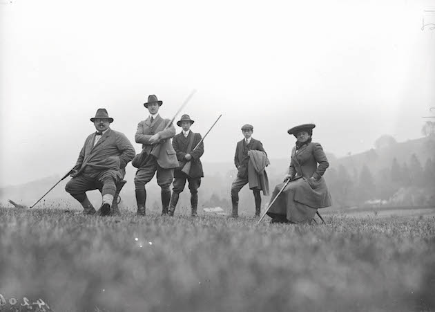 Edwardian shooting party