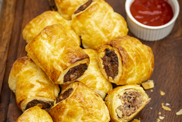 duck sausage rolls