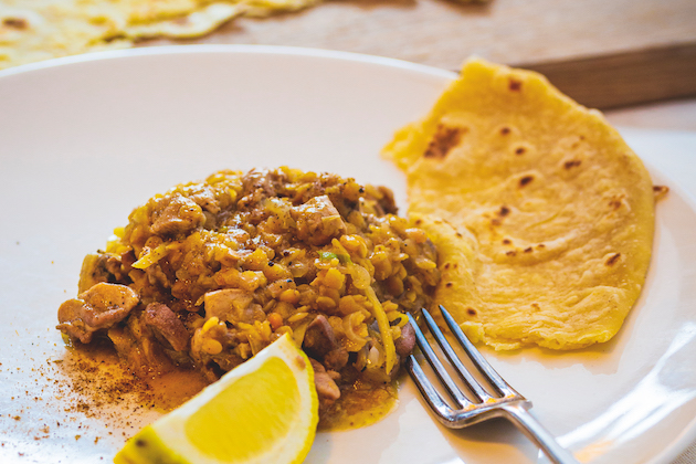 cooking rabbit garam masala