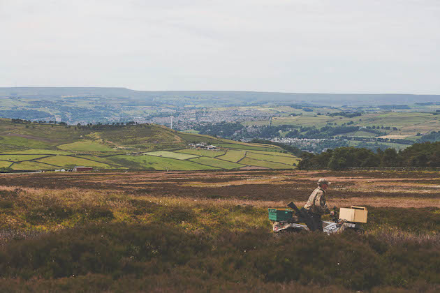 gamekeeper on moorland