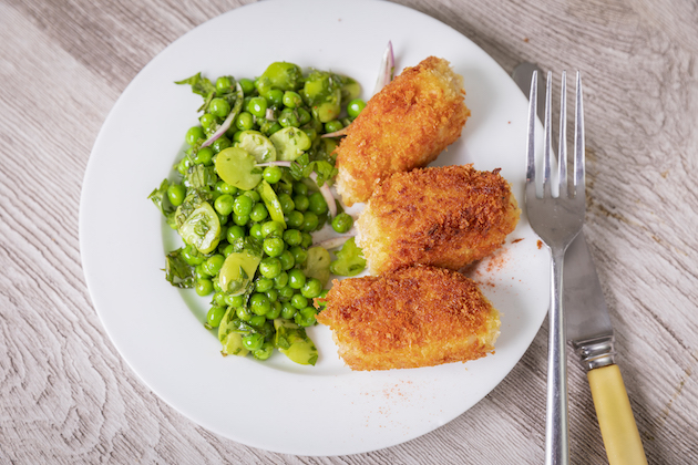 Pheasant croquetas