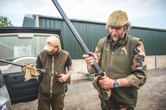 Drying shotguns