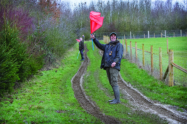 Beating line on a shoot