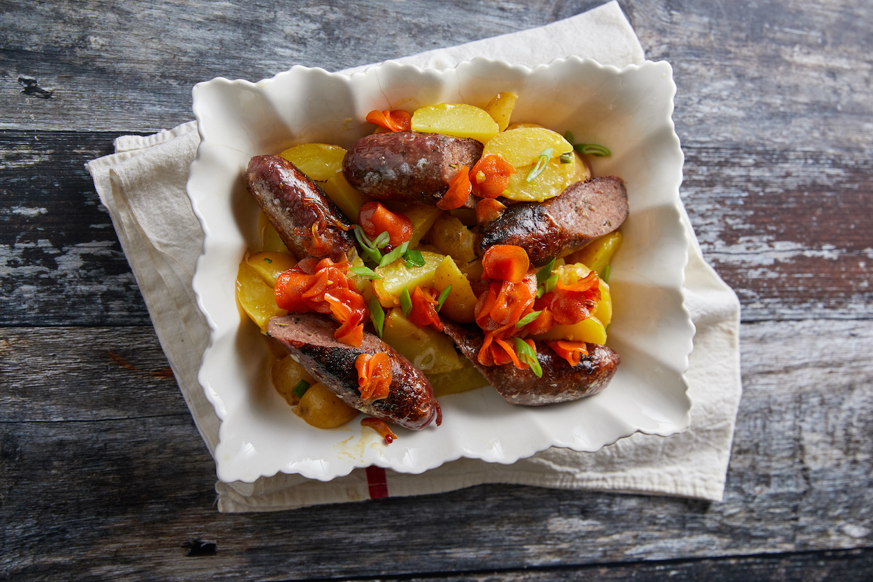 venison sausages