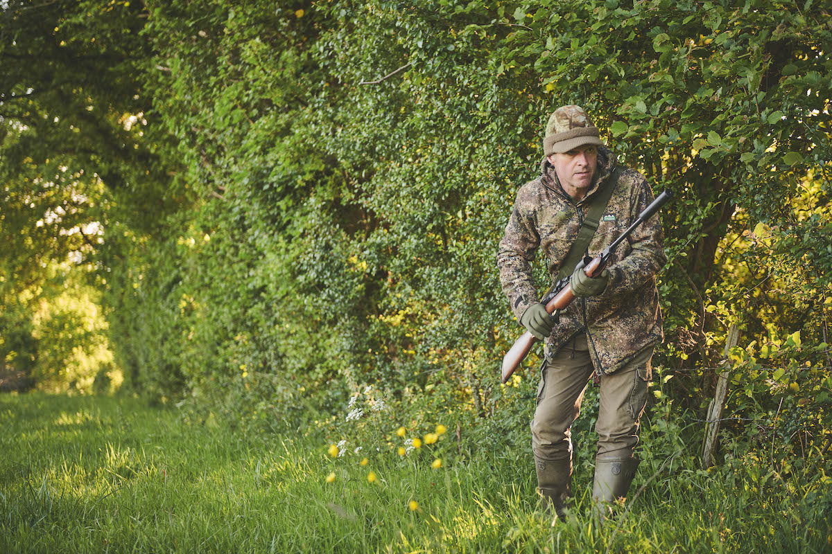 Break barrel air rifles in use