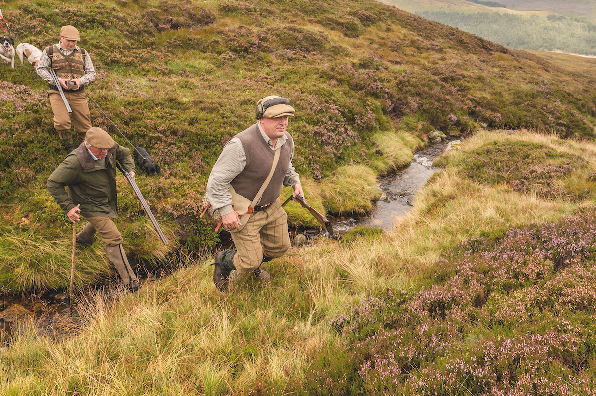 wearing gaiters