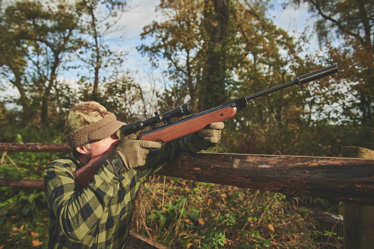 shooting air rifle