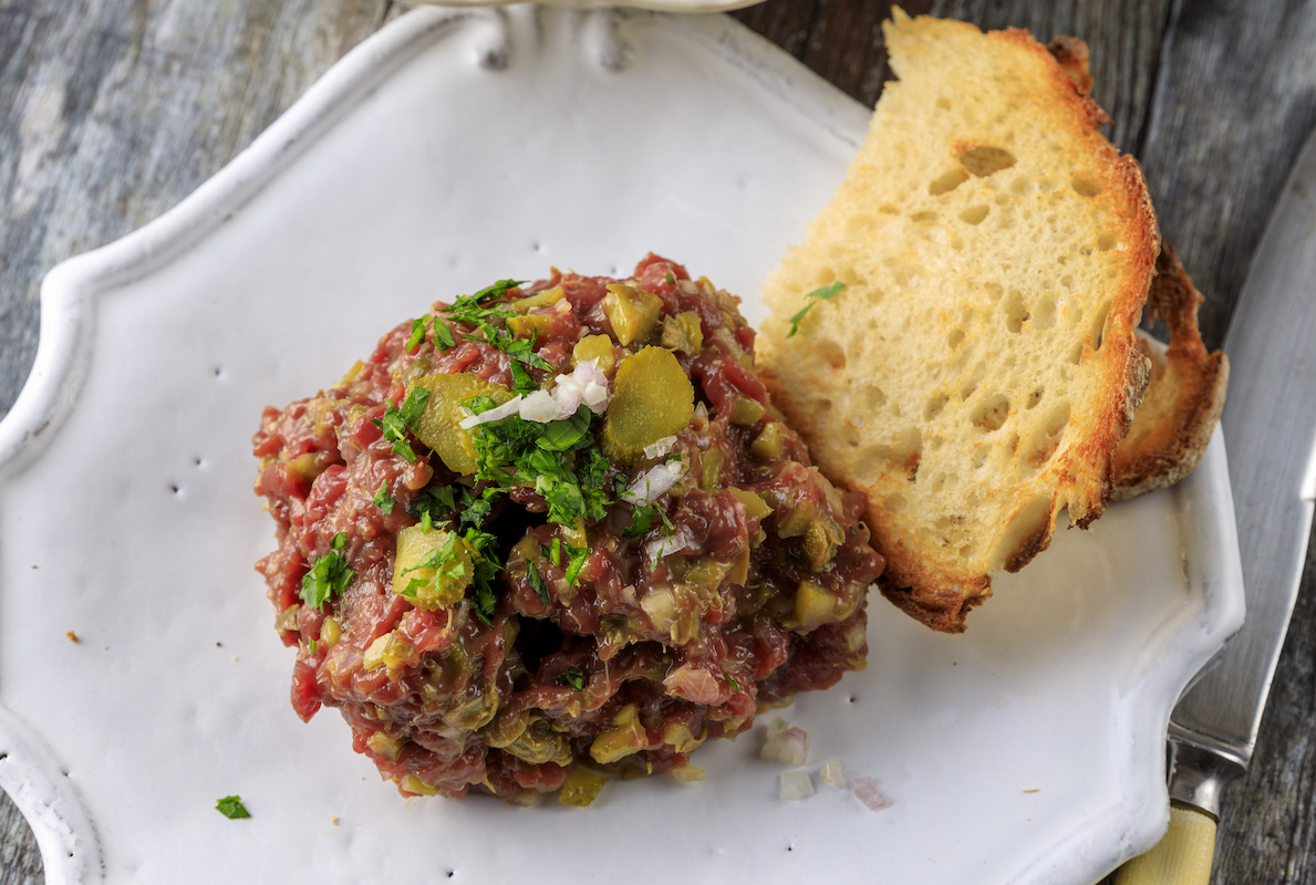 venison steak tartare