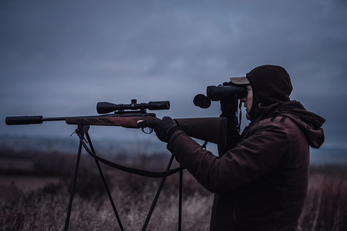 using thermal binoculars