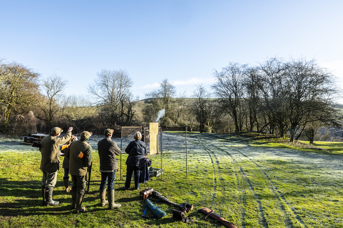 Clay target shooting