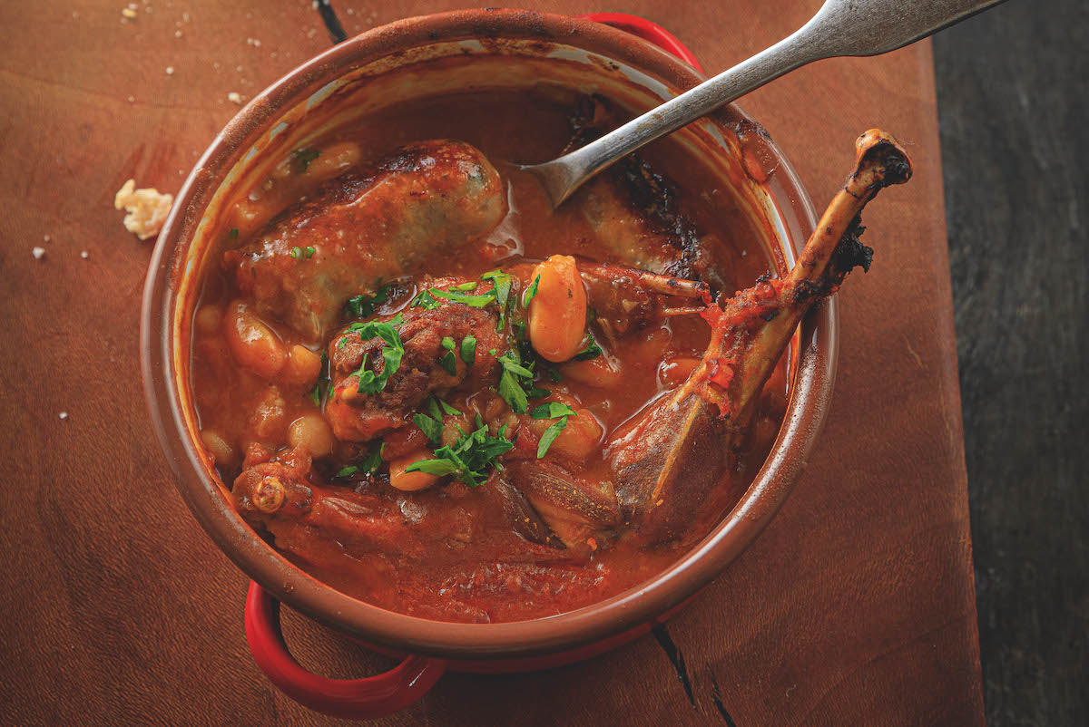 pheasant leg cassoulet