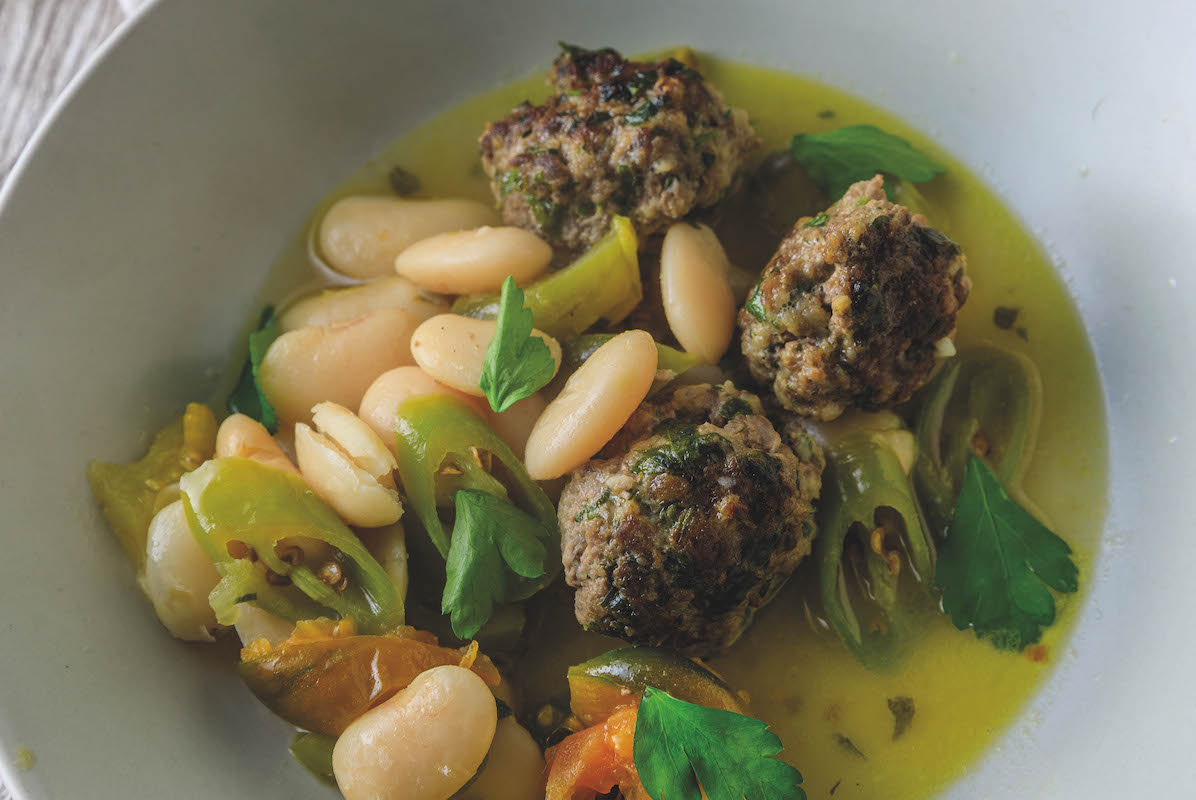 braised minced venison meatballs