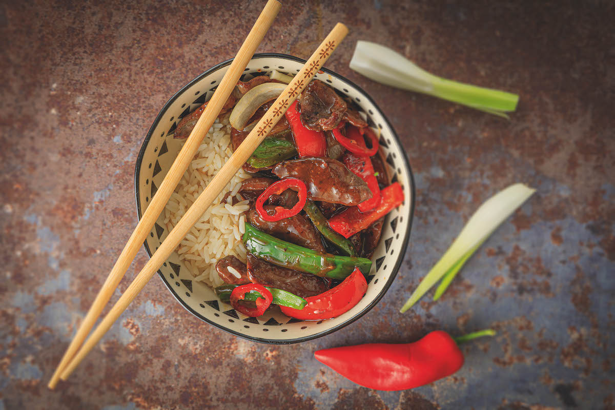 woodpigeon in black bean sauce